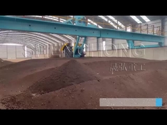 Impianto di produzione di fertilizzanti di tipo trottoio sollevamento idraulico 50 m/h