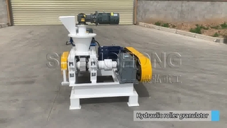 Impianto di produzione di fertilizzanti organici della macchina di granulazione a rulli secchi del granulatore a rulli idraulici