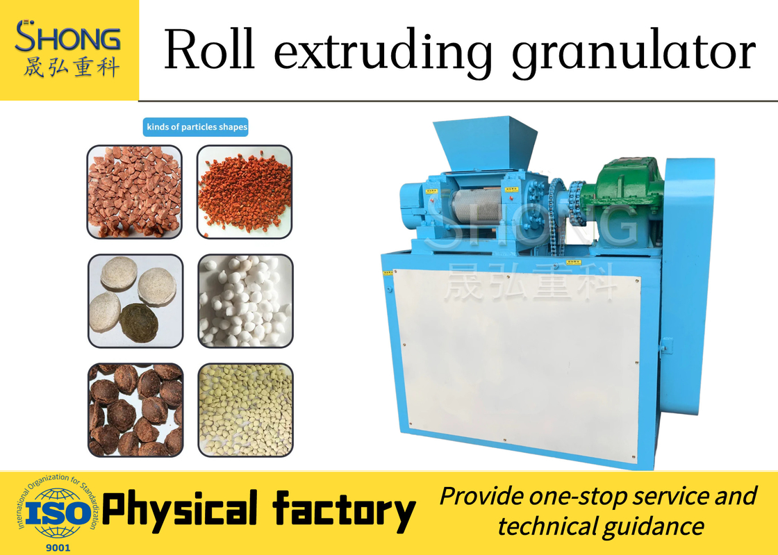 Macchina composta organica della pallina dell'estrusione del granulatore del rullo della macchina del granulatore del fertilizzante doppia