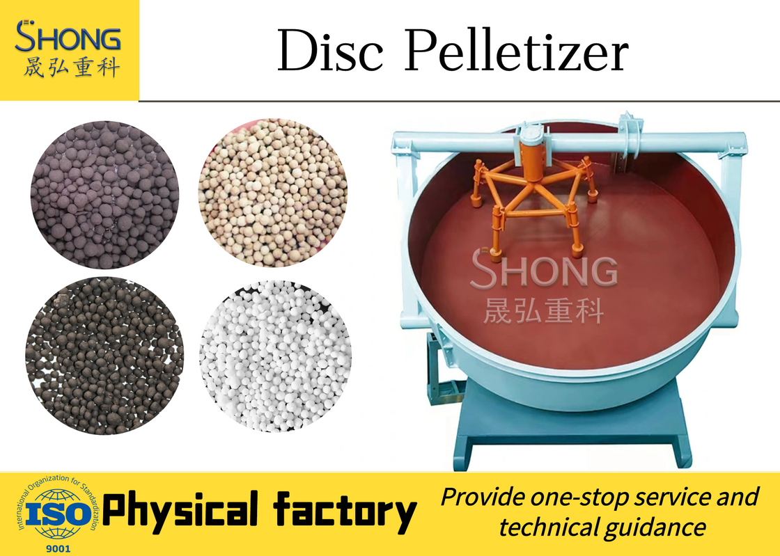 Pan Type Fertilizer Granulator Machine per il fertilizzante organico del concime del pollo