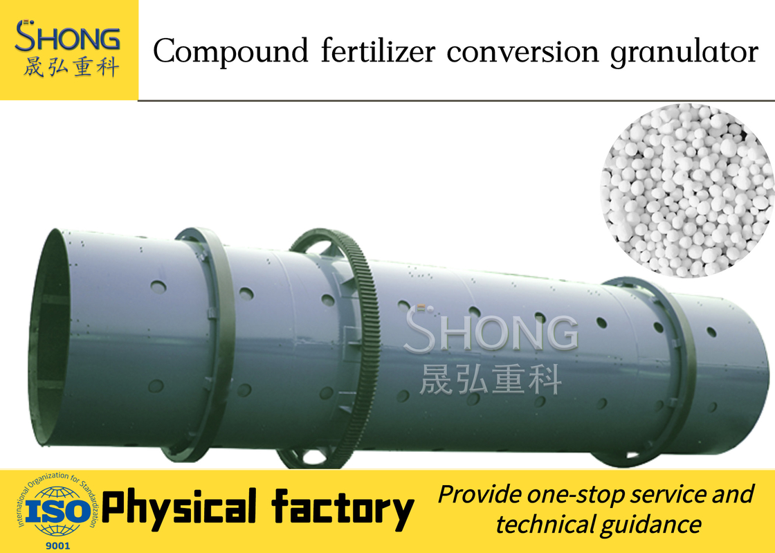 Granulatore di fertilizzanti composti Facile manutenzione Dimensione dei granuli 3-6 mm Per la produzione di fertilizzanti organici / composti