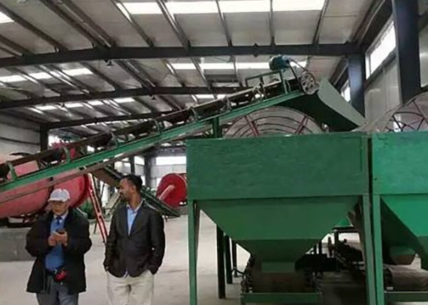 Linea di produzione di pellet di fertilizzanti organici per il letame di piccione Linea di produzione di fertilizzanti organici