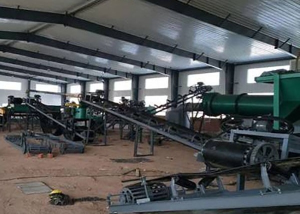 Linea di produzione di pellet di fertilizzanti organici per il letame di piccione Linea di produzione di fertilizzanti organici