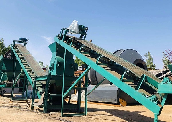 Linea di produzione di fertilizzanti organici per concime di mucca Full Auto 10 t/h