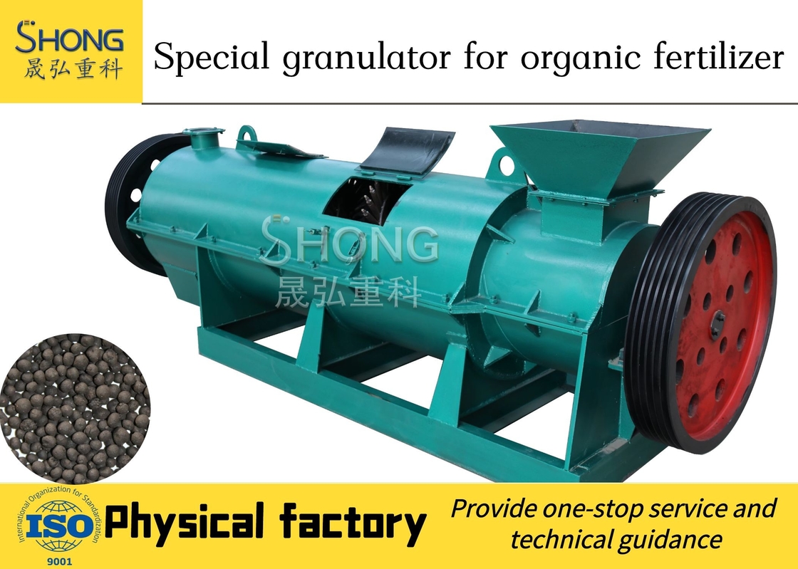 Linea di produzione per la granulazione dei denti di agitazione dei rifiuti 10 t/h Linea di produzione di fertilizzanti organici