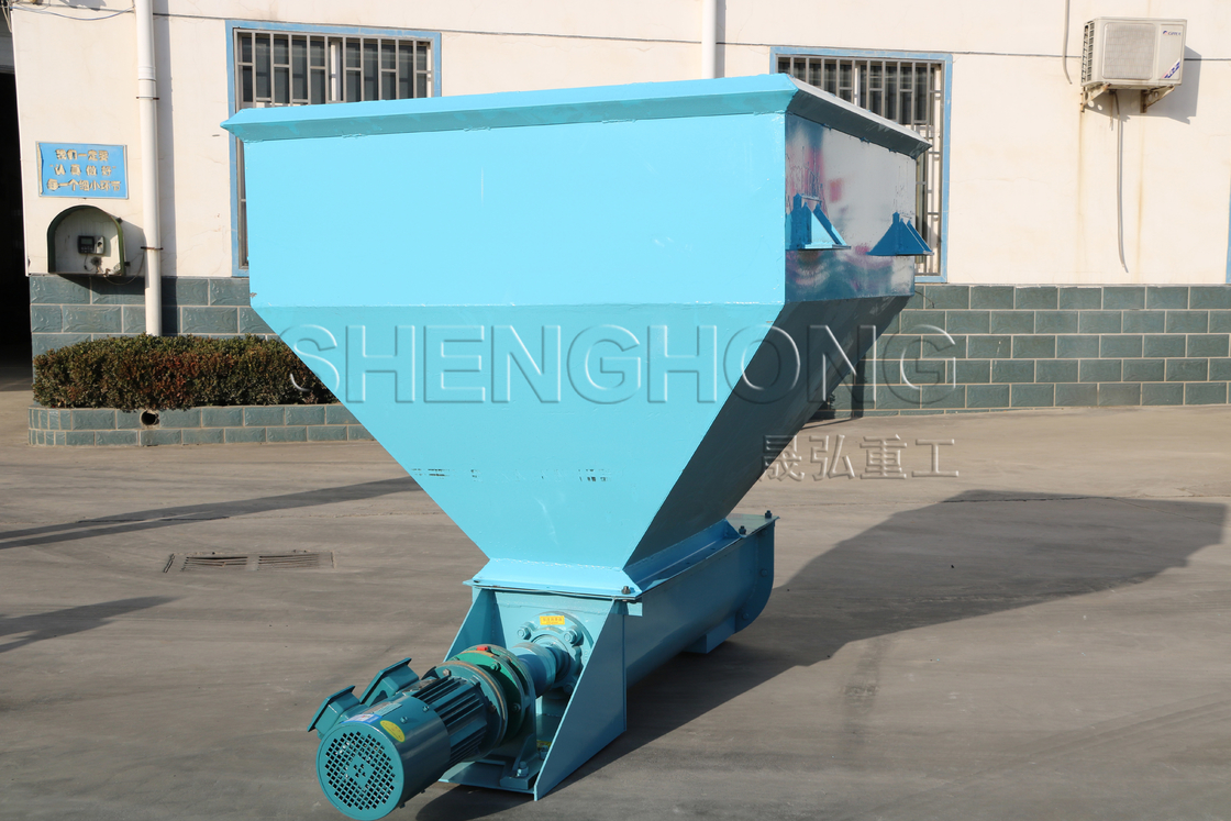 Linea di produzione di fertilizzanti organici alimentatore alimenta automaticamente in modo uniforme Capacità 1-20 t/h Colore blu