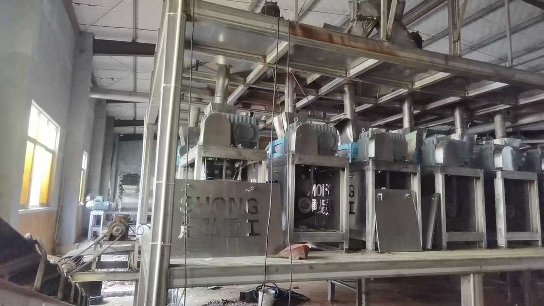 Linea di produzione di concimi composti NPK avanzata Sistema di granulazione ad alta efficienza per 5-30 TPH