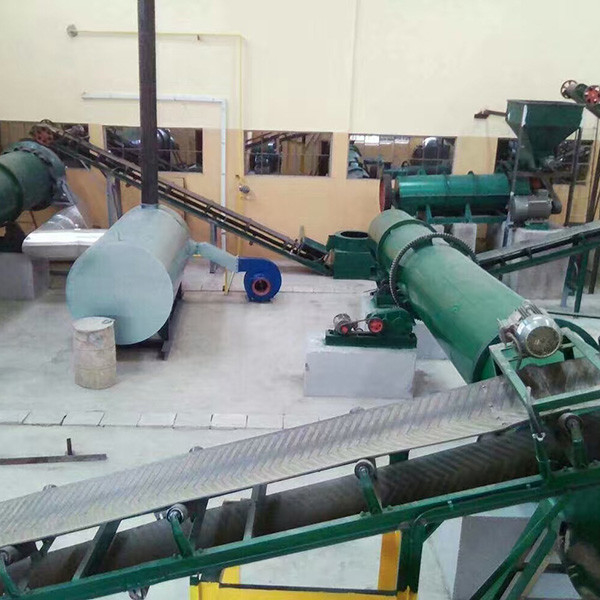 10TPH linea di produzione di fertilizzanti organici per magazzini granulatore di fertilizzanti organici