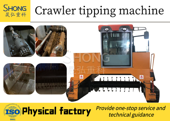 SGS organico di Turner Machine Automatic Crawler Type della composta del concime