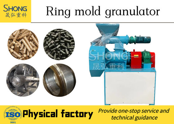 Granulatore per fertilizzanti organici con velocità di rotazione di 78 giri/min per dimensioni finali dei granuli da 3-10 mm e garanzia di 12 mesi