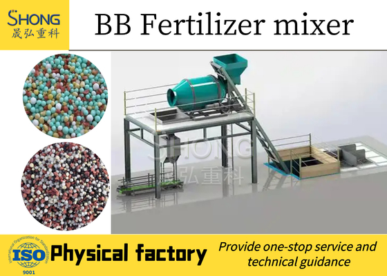 Le moderne esigenze ambientali soddisfatte con la tecnologia avanzata nella linea di produzione di fertilizzanti BB