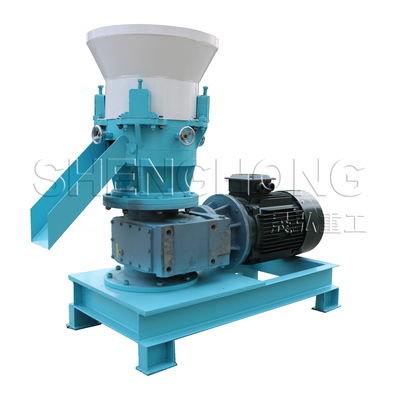 5-8 T/H Flat Die Pelletizer Manubri di pollame Apparecchiature per concimi granulari per la produzione di concimi organici
