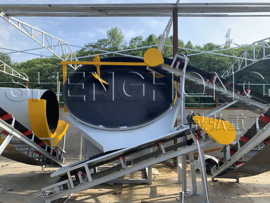 Linea di produzione di fertilizzanti organici per letame bovino 3000-5000t all'anno