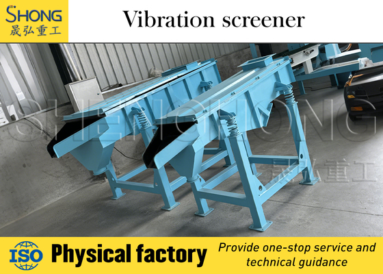 2-7,5 kW attrezzatura per lo screening vibratorio dei rifiuti animali 2000x1000mm