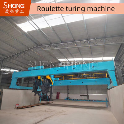 Volteggiatore per compostaggio a ruote - Pila profonda 1,6 m, larghezza 12 m, alta efficienza