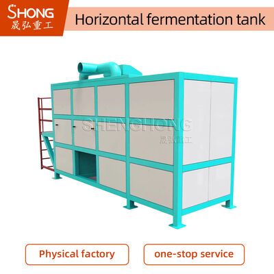 Serbatoio di fermentazione del fertilizzante organico in acciaio al carbonio con potenza 18-24kw e certificazione ISO SGS BV per la linea di produzione di compost