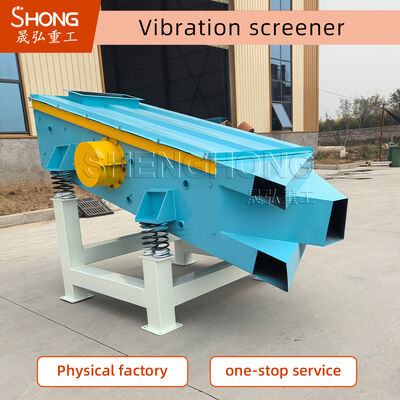 Apparecchiatura di vagliatura vibrante ad alta efficienza 1200x3000mm con potenza motore da 4kw e basso consumo energetico