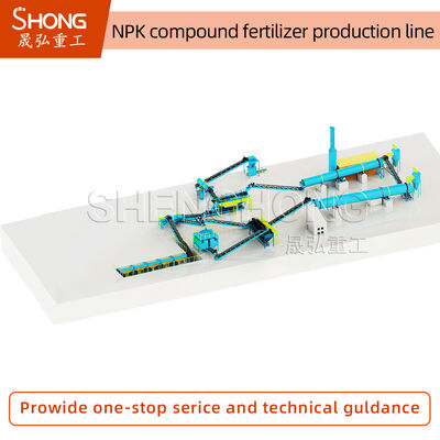 Linea di produzione di fertilizzanti NPK/impianto di produzione di fertilizzanti NPK per la produzione di pellet
