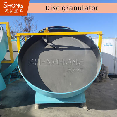 Pellettizzatrice a disco professionale per fertilizzanti composti organici, capacità 1-8 TPH