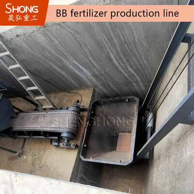 Linea di produzione di fertilizzanti per miscelazione sfusa NPK con capacità di 5-7 tonnellate all'ora, sistema di controllo PLC e design personalizzabile