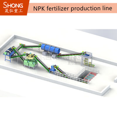 Impianto completo di fertilizzanti NPK per la produzione di pellet di alta qualità