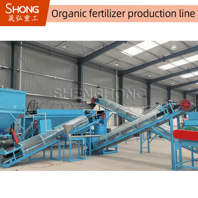 Linea di produzione della pallina del fertilizzante organico 5T/H con la macchina di granulazione