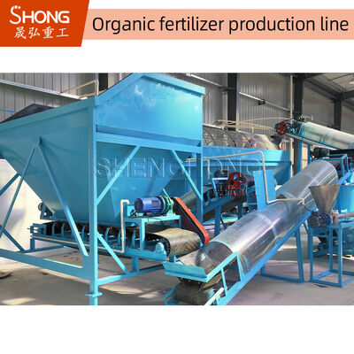 levigatrice del giro di Dung Ball Granule Organic Fertilizer del pollo 8t/H