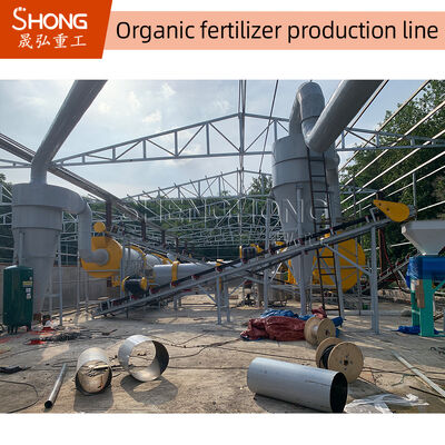 linea di produzione del fertilizzante organico 380V fermentazione aerobica del concime animale