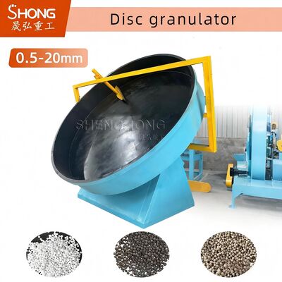 Granulatore a disco durevole ad alto rendimento e basso consumo di energia per la pelletizzazione di fertilizzanti organici