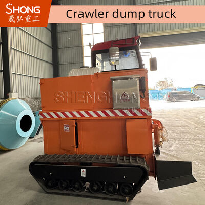 Attrezzatura per compostaggio idraulico a fermentazione con altezza da terra regolabile per rivoltamento del compost ad alta efficienza