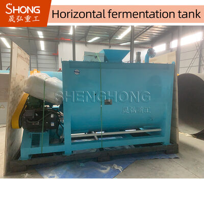 Serbatoio di fermentazione del compost organico 3-5CBM Capacità 4710*1700*2500mm Dimensioni per 8-10 ore Fermentazione ad alta temperatura