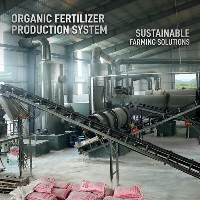 Linea di produzione di fertilizzanti organici per pollo con sistema di fermentazione per 1-20 mila tonnellate all'anno