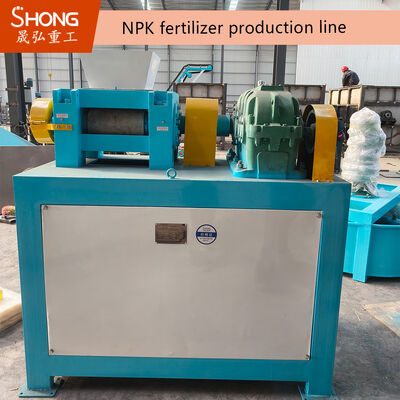 Linea di produzione di fertilizzanti NPK a doppio rullo per la granulazione con elevato tasso di granulazione e materia organica ≥ 30%