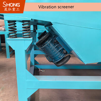 Macchina separatrice vibrante con ampiezza e frequenza regolabili, garanzia di 12 mesi, certificata ISO9001 per un efficiente vaglio di fertilizzanti