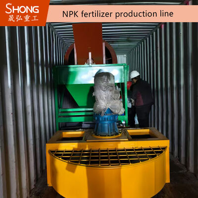 10,000 ¥300.000 t/anno Capacità NPK Double Roller Granulation Line - High Efficiency and Low Investment Fertilizer Production Line