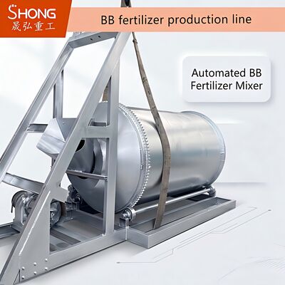 Linea di produzione di fertilizzanti BB da 15 a 30 kW con dimensioni di pellet da 3-5 mm e capacità da 1 a 20 t/h per la miscelazione efficiente di fertilizzanti
