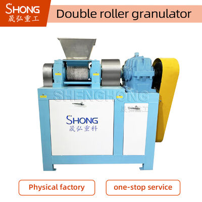 Nuovo granulatore di fertilizzante composto da 18,5 kW con dimensioni del rullo di 186 * 300 mm per la produzione di granuli oblati