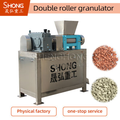 22kw Power Double Roller NPK Fertilizer Machine con capacità da 2,5 a 3,5 tonnellate all'ora e costruzione in acciaio al carbonio
