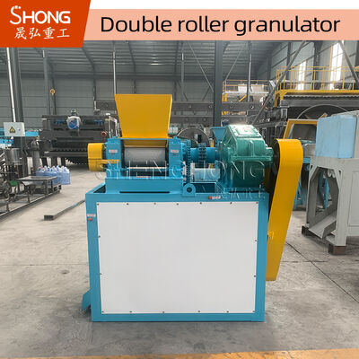 Granulatore a doppio rullo a solfato di ammonio per la granulazione a secco con forma di granulo personalizzabile e tensione 380V