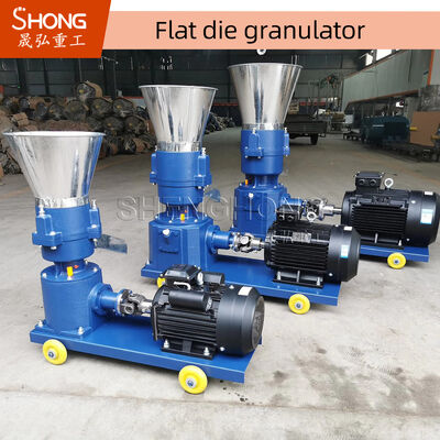 Granulatore per fertilizzanti organici in acciaio al carbonio con potenza 11-37kw e dimensioni granuli 1-10mm