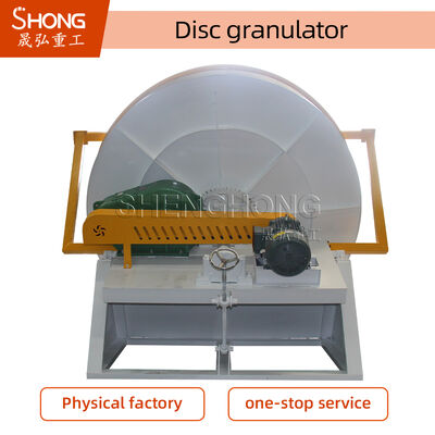 Granulatore di fertilizzanti organici in acciaio al carbonio approvato da SGS con granulatore a disco ad alta automazione