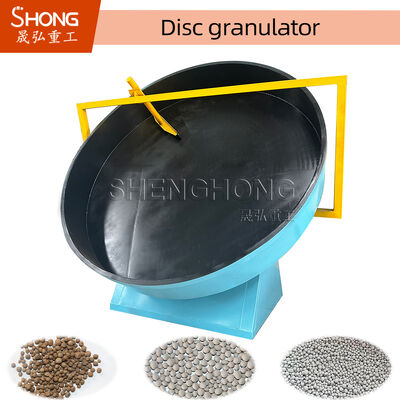 Granulatore a disco da 6t/h per granuli a forma di palla con inclinazione del disco regolabile