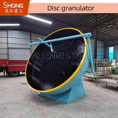 Granulatore a disco per la produzione di fertilizzanti organici, forma a sfera, con angolo del disco regolabile e 1 anno di garanzia