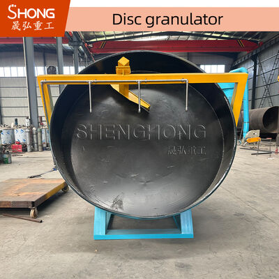 Granulatore a disco con pendenza regolabile per fertilizzanti ad alta velocità di granulazione con struttura in acciaio al carbonio