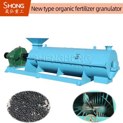 Granulatore di fertilizzante organico per letame di pollo da 75kw con umidità del 20%-40% e dimensione delle particelle di 1-10mm