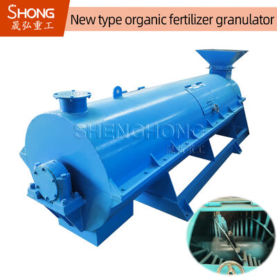 Granulatore di fertilizzante organico in acciaio al carbonio con tasso di pellettizzazione del 95% e tensione di 380V per una produzione efficiente di fertilizzanti