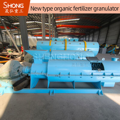 Granulatore di fertilizzanti organici in acciaio al carbonio da 37 kW per la granulazione del compost con dimensioni di particelle da 1-10 mm