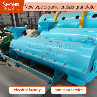 Granulatore di concimi organici per rifiuti di compost 45 kW 4t/h