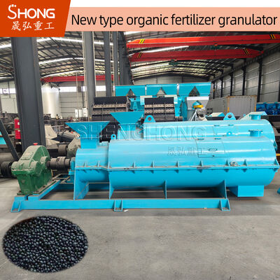 Granulatore di fertilizzanti organici ad alta capacità per la produzione di granuli sferici a risparmio energetico