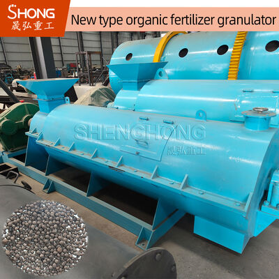 Granulatore per fertilizzanti organici con velocità di rotazione di 312 giri/min per granuli da 1-7 mm e costruzione in acciaio al carbonio